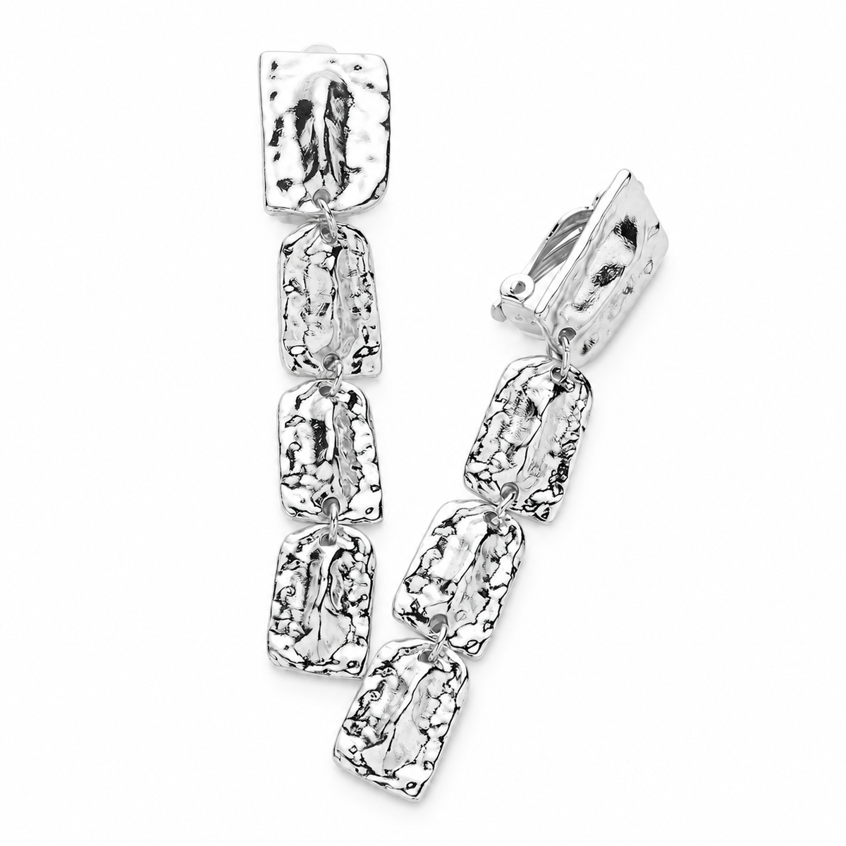 ARDEN TEXTURED LINK EARRINGS