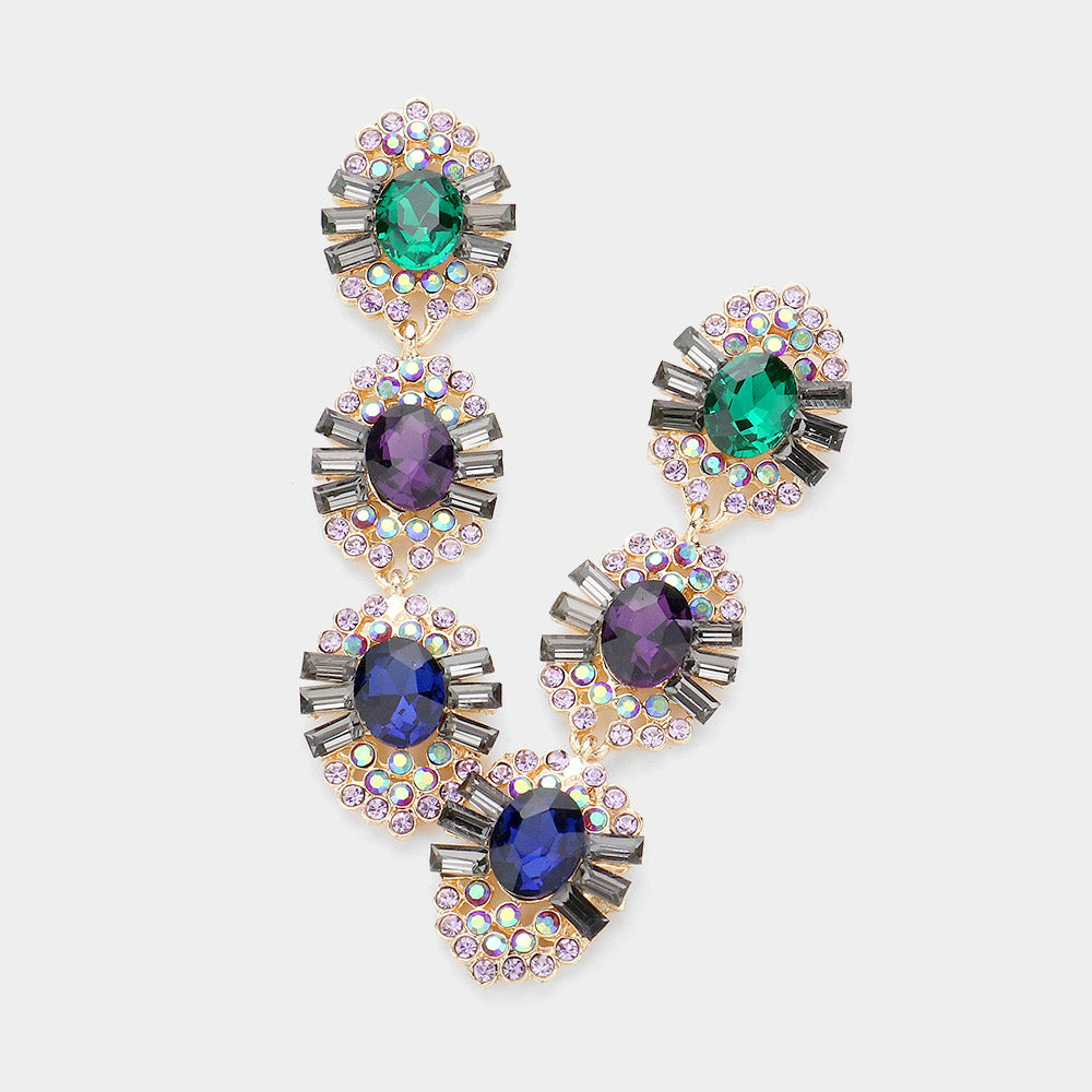 CATALIA EARRINGS - VIOLET
