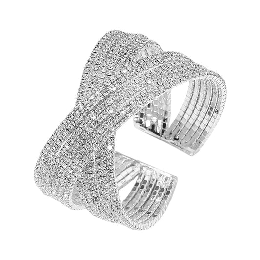 CRISS CROSS GLAM CUFF