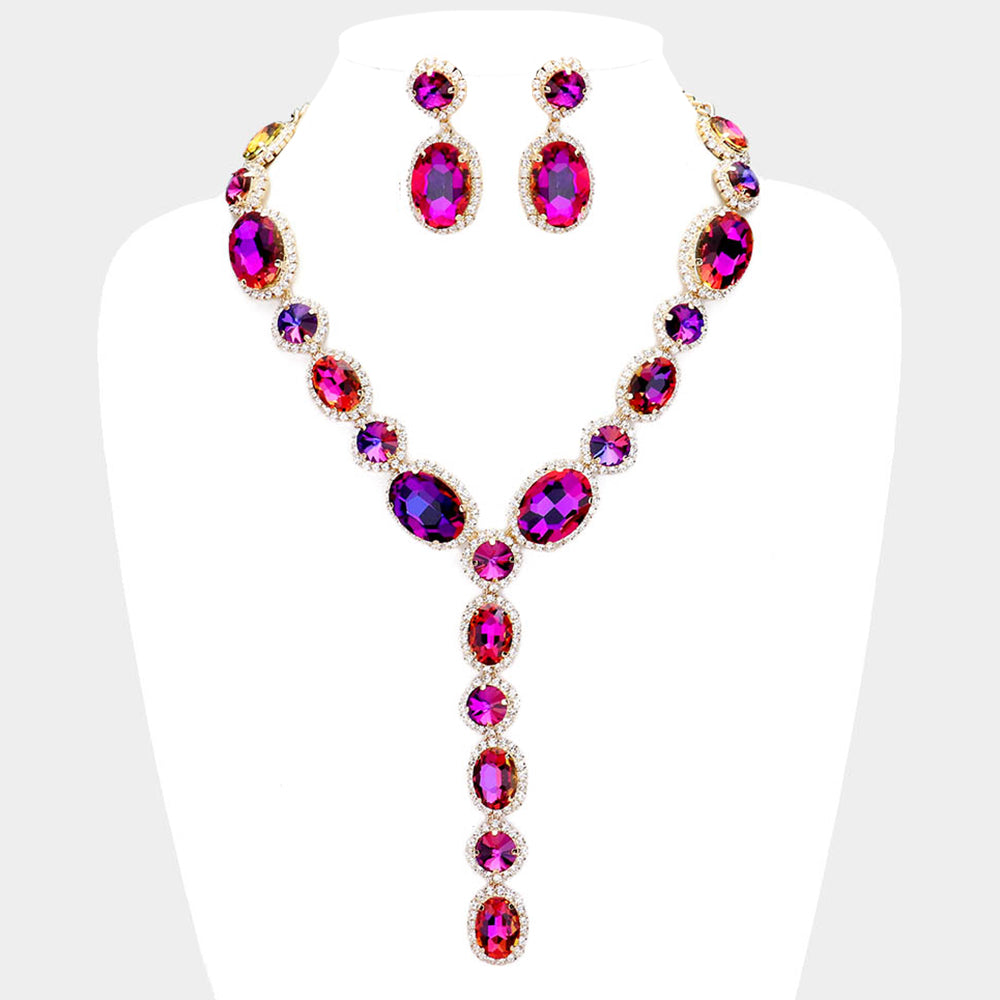 MAGNOLIA NECKLACE - GOLD/CLEAR
