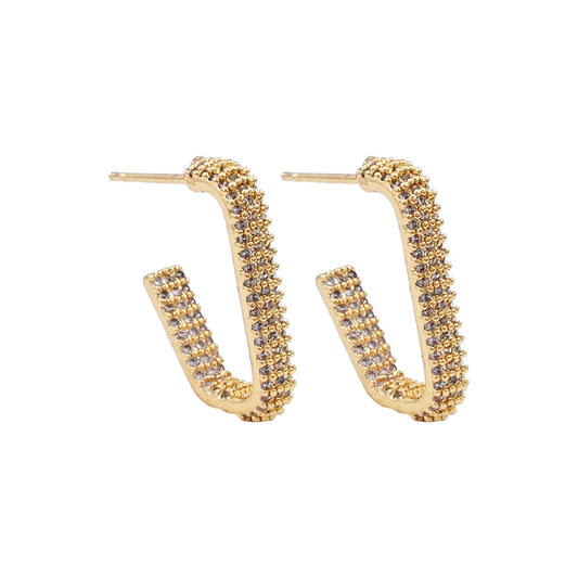 MODERN MUSE GEO HOOPS