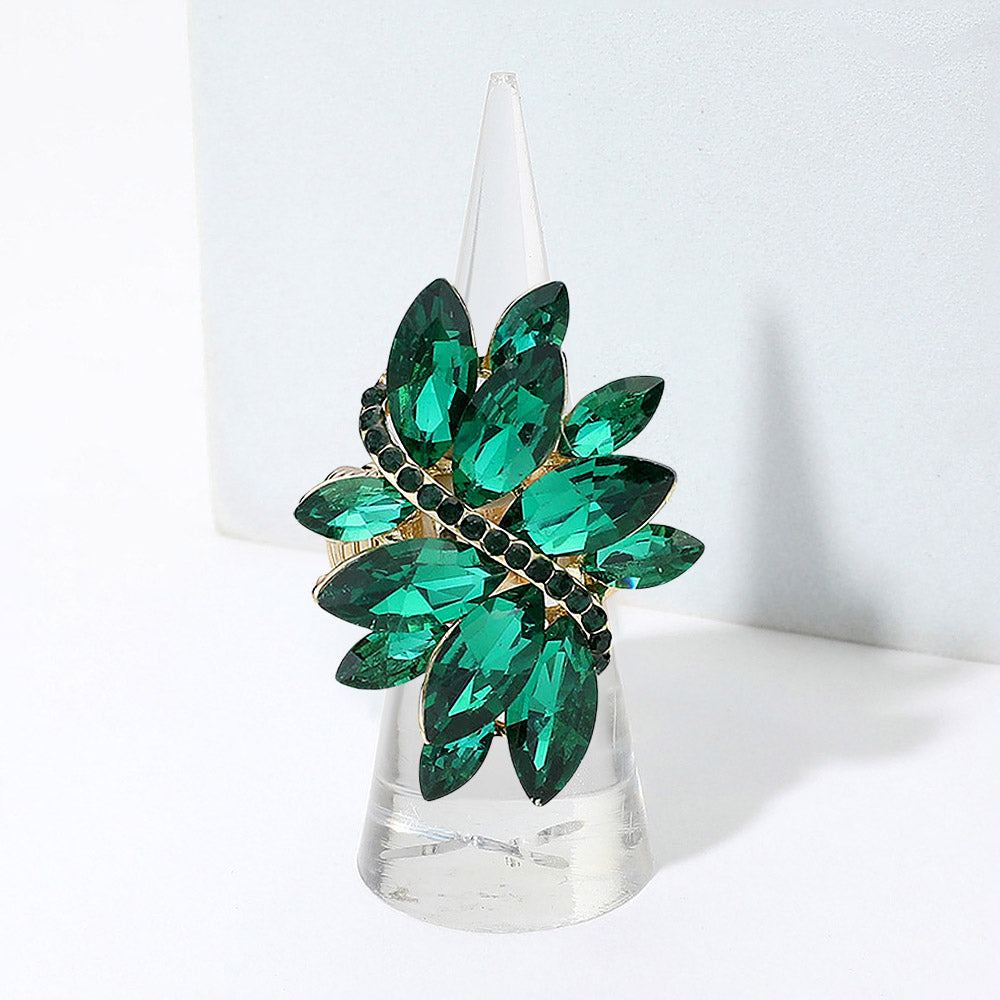 NAYELI MARQUISE CRYSTAL RING