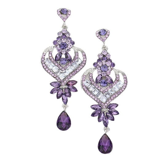TARAJI EARRINGS - TANZANITE