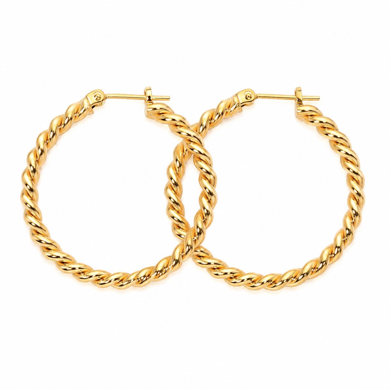 AMÉLIE TWISTED HOOPS