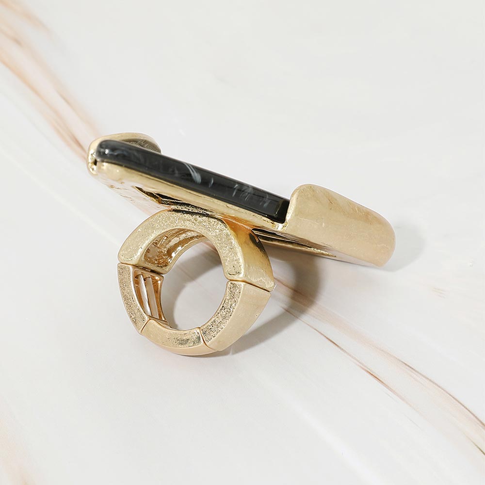 AURELIA SCULPTURAL STRETCH RING