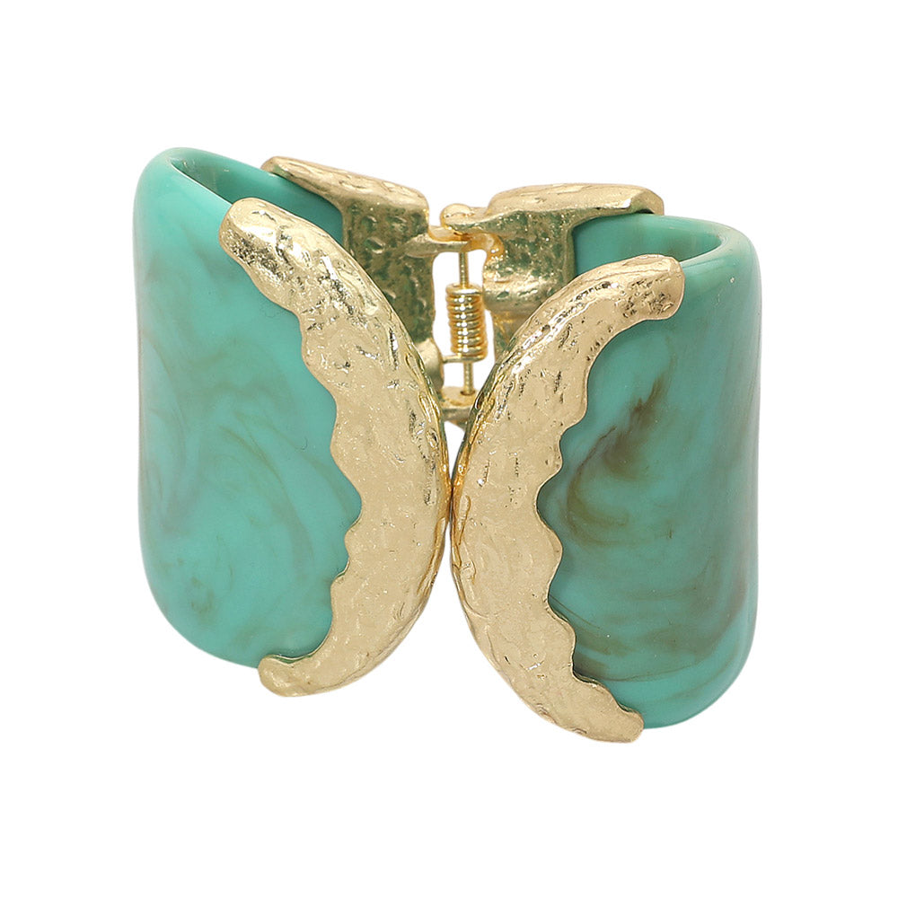 AZURE SCULPTURAL BANGLE