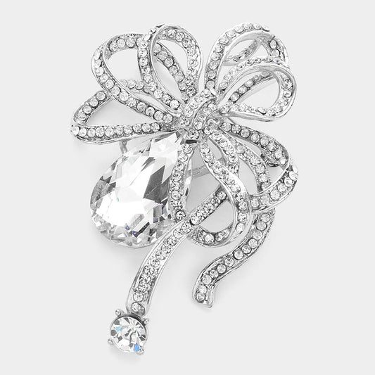 COUTURE BOW BROOCH