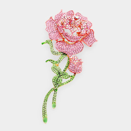 CRYSTAL BROOCH - STYLE 226