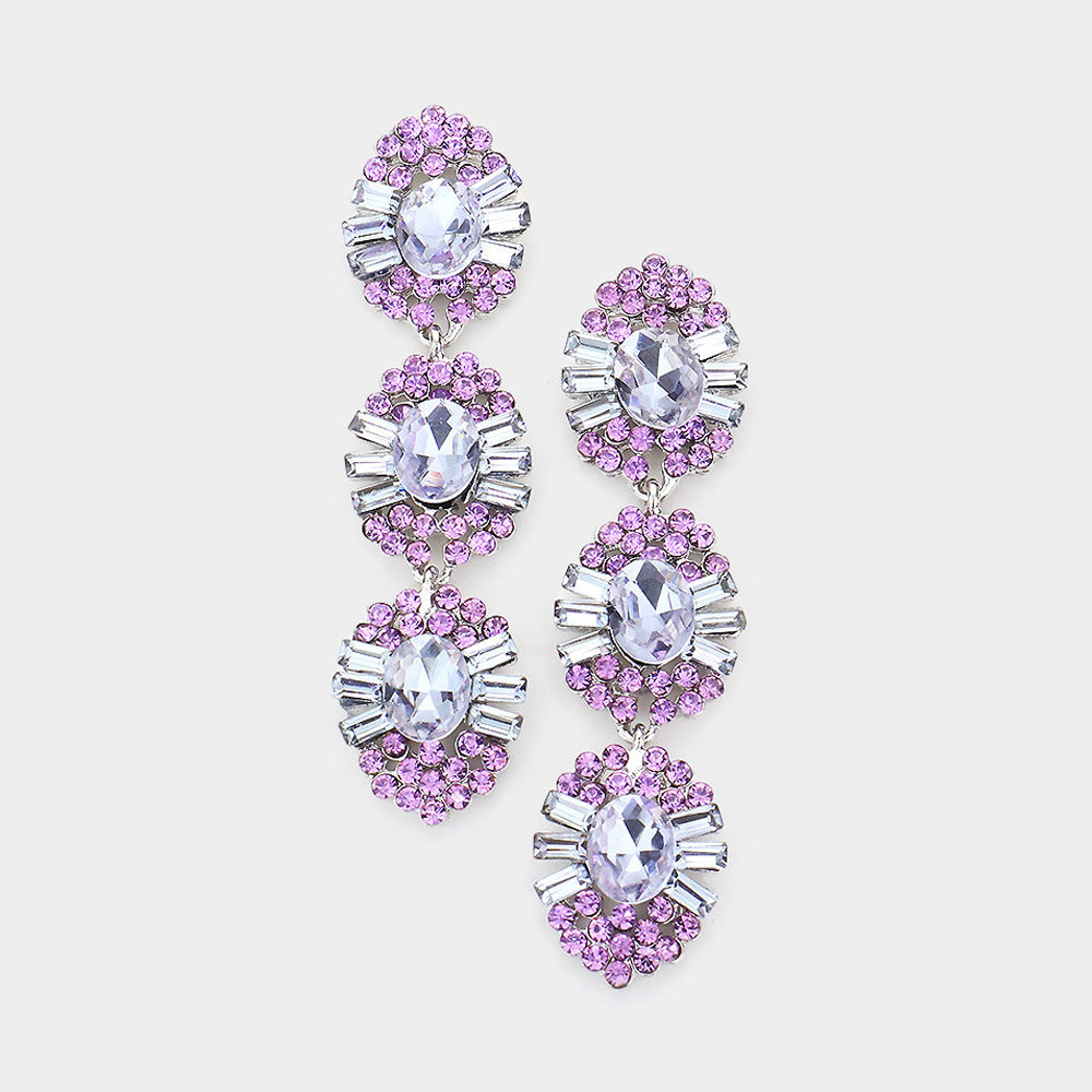 CATALIA EARRINGS - VIOLET