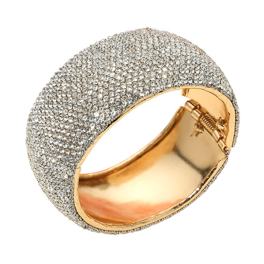 EVENING CRUSH PAVÉ BANGLE