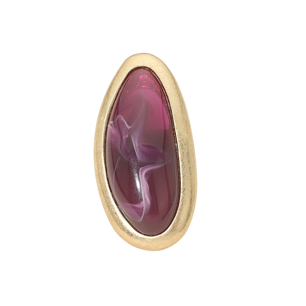 GIA OVAL STONE RING