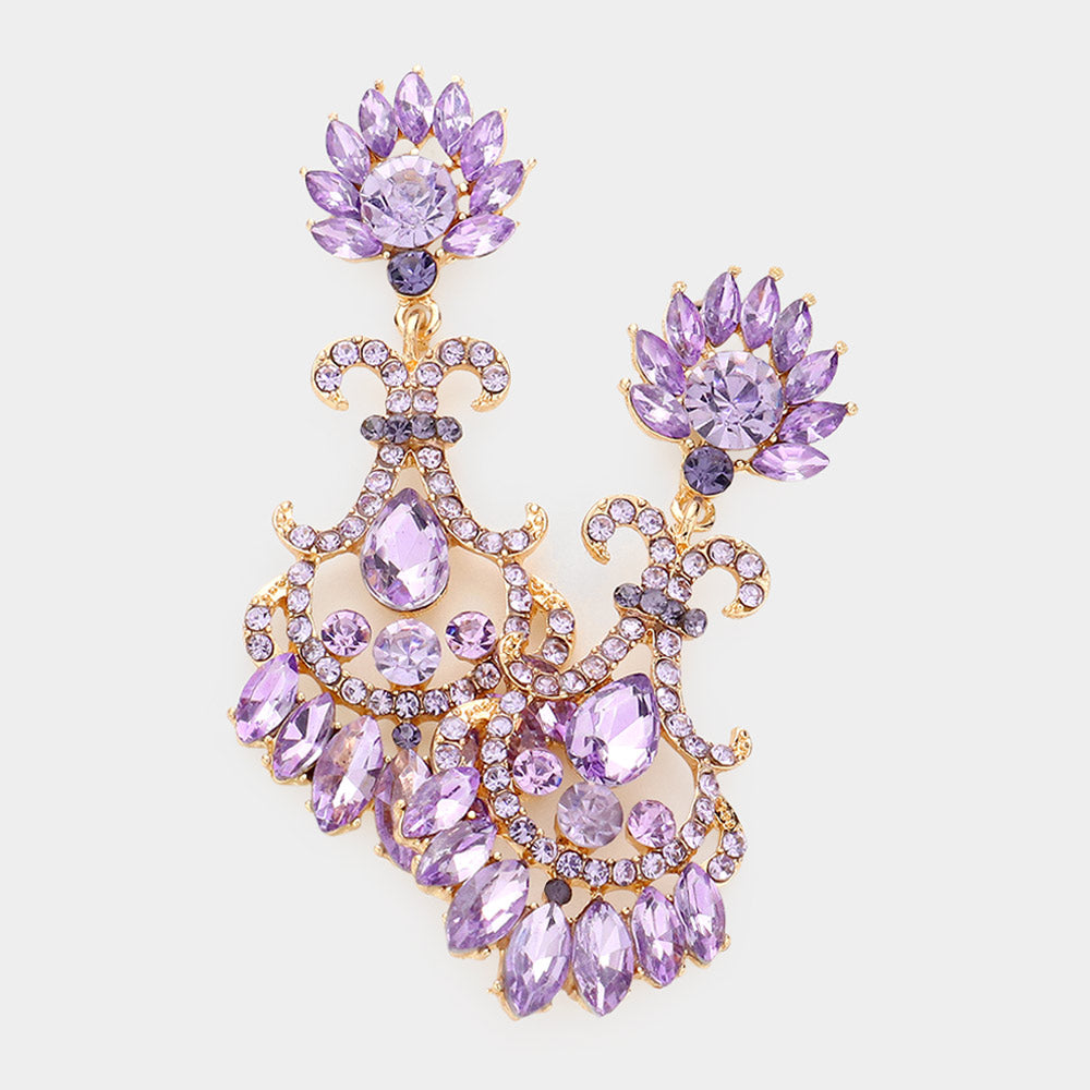 KALLIOPE EARRINGS - VIOLET