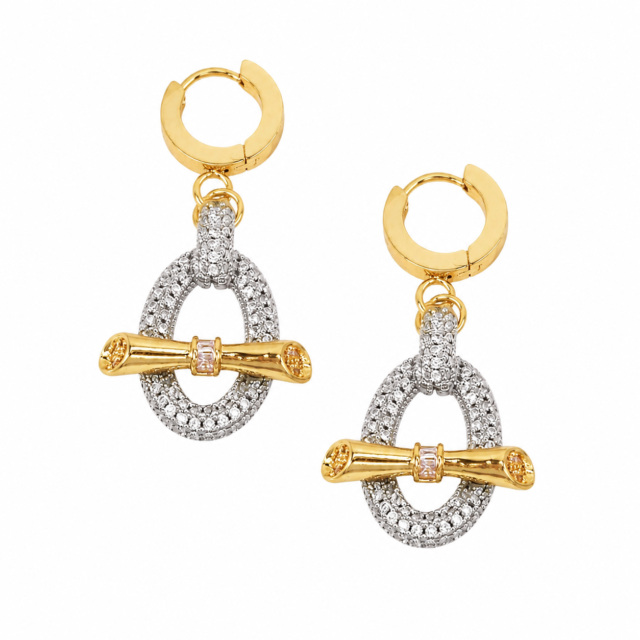LAURENT TOGGLE EARRINGS