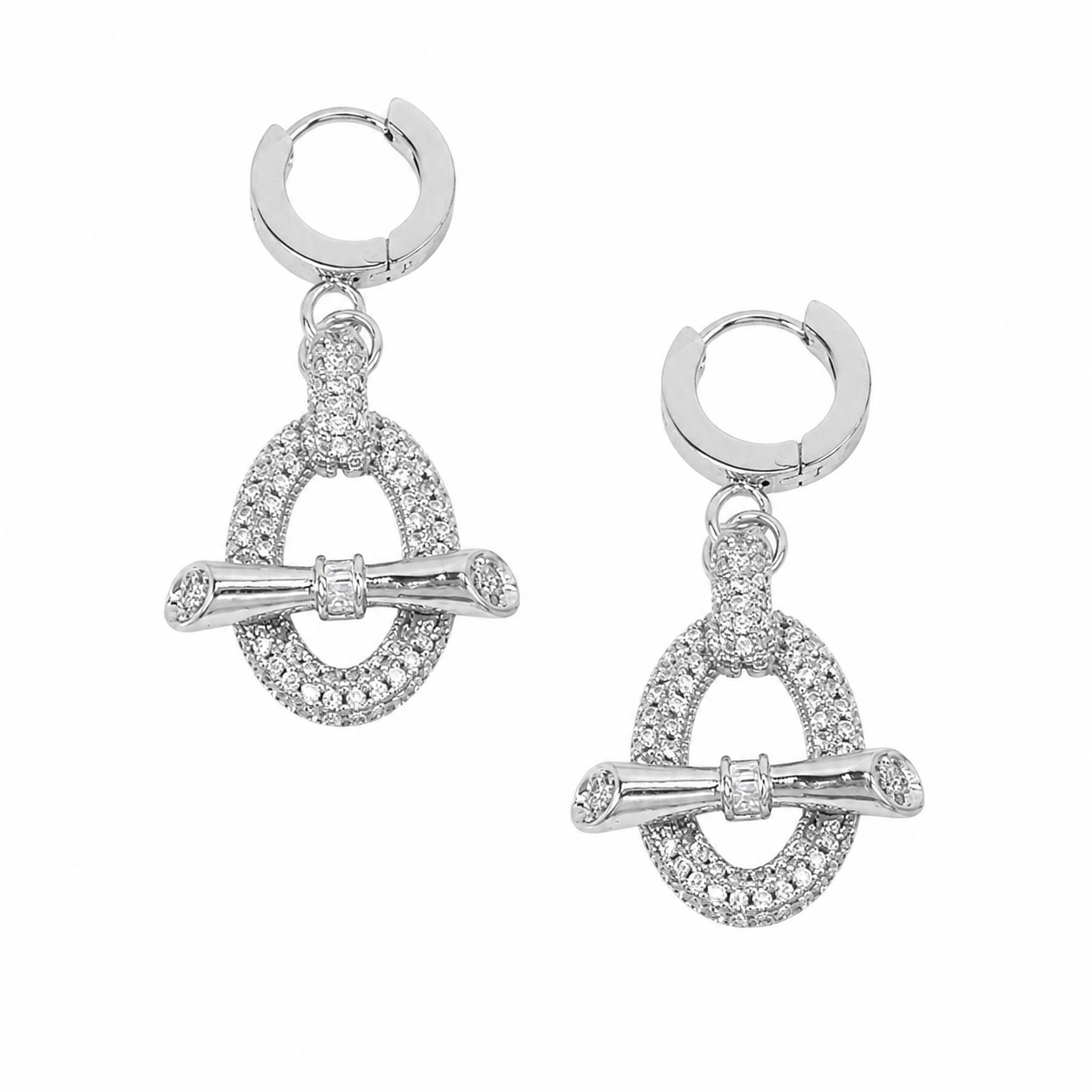 LAURENT TOGGLE EARRINGS