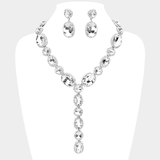 MAGNOLIA NECKLACE - GOLD/CLEAR
