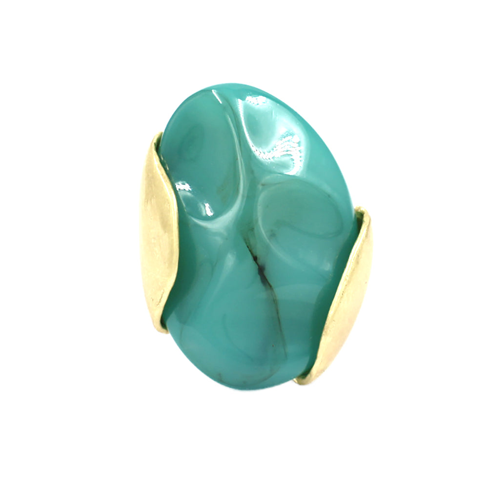 MARZELLE SCULPTED RESIN STATEMENT RING