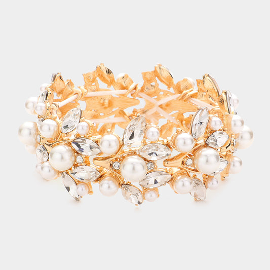 MATTIA BRACELET - WHITE/SILVER