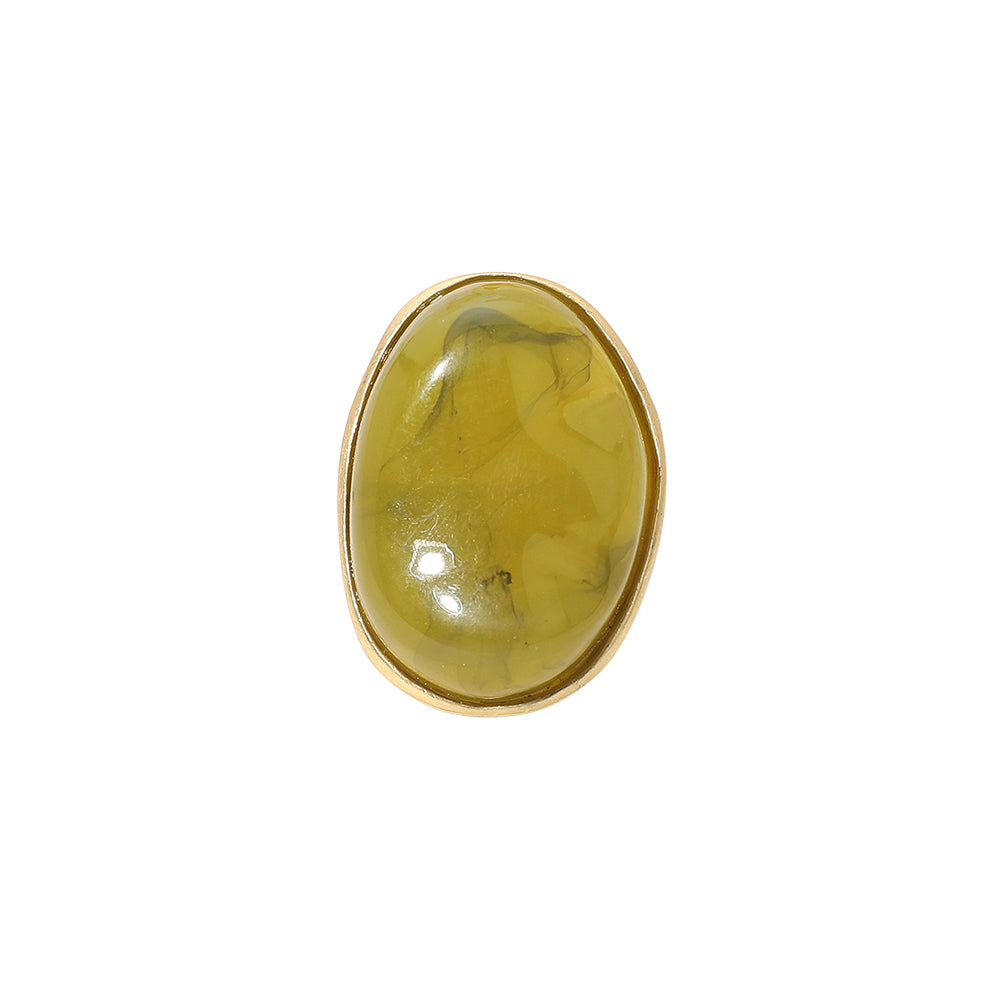 METROPOLITAN OVAL STONE RING