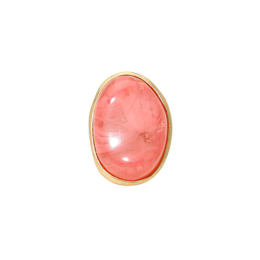 METROPOLITAN OVAL STONE RING