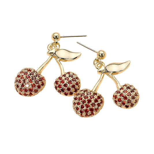 MORELLO CHERRY EARRINGS