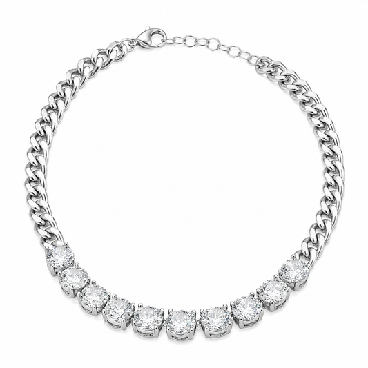 NICOLETTE CZ LINK NECKLACE