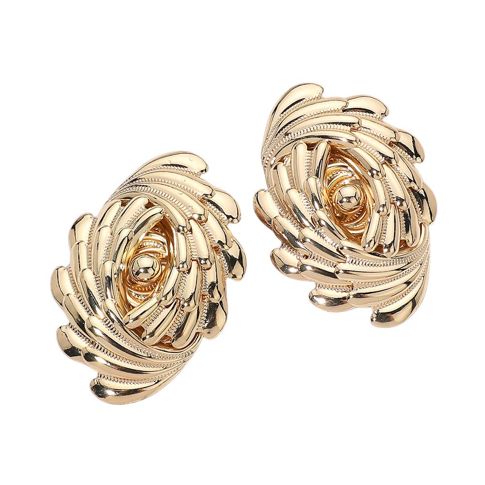 ORSAY SCULPTURAL EARRINGS