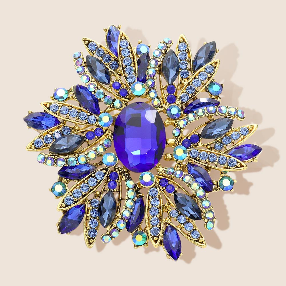 RADIANT STARBURST BROOCH