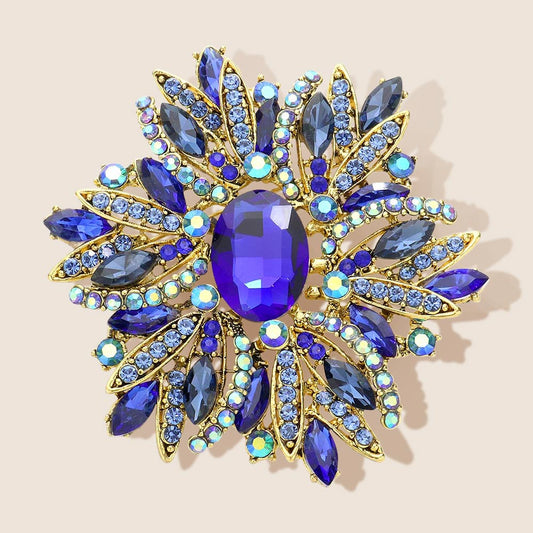 RADIANT STARBURST BROOCH