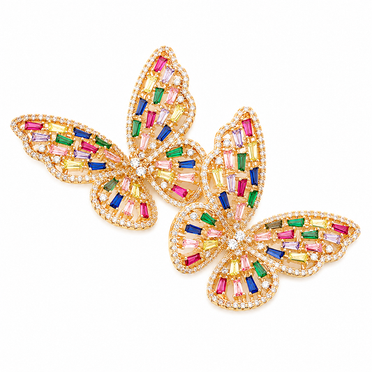 TAMARA CRYSTAL BUTTERFLY EARRINGS