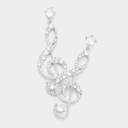 TREBLE CLEF EARRINGS