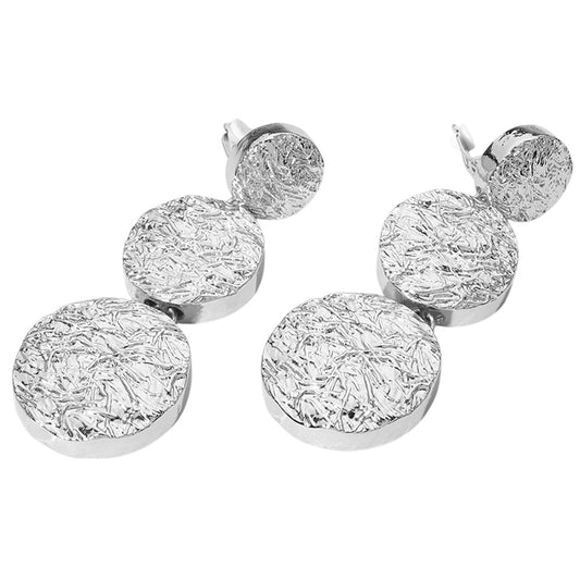 TRIPLE DISK EARRINGS