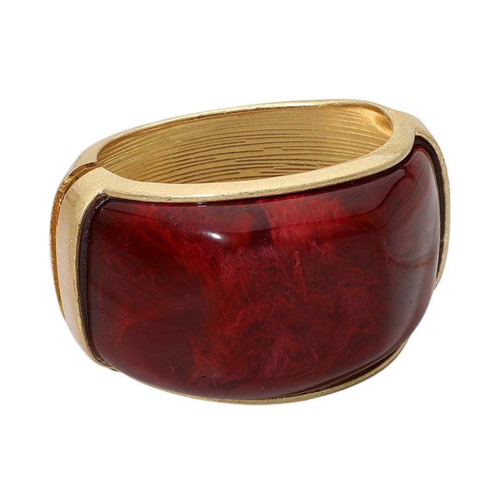 VIOLETTE SCULPTURAL BANGLE