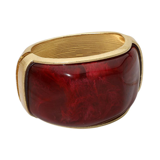 VIOLETTE SCULPTURAL BANGLE