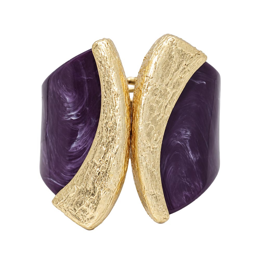 VALLIER SCULPTED HINGED BANGLE