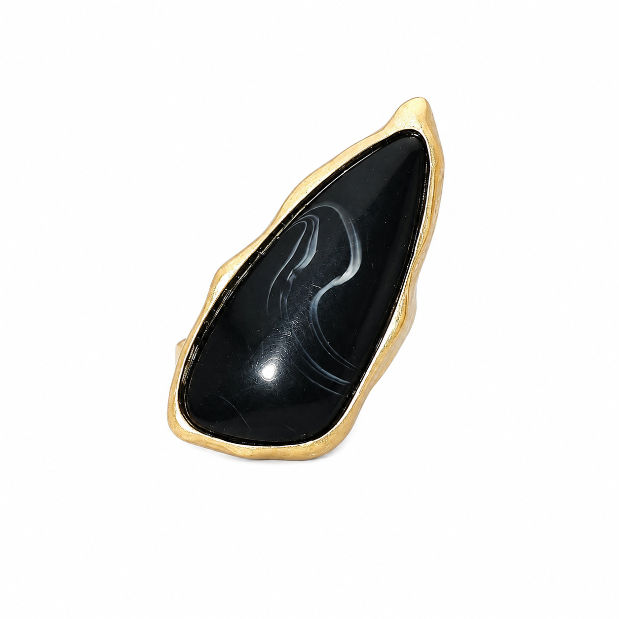 ZOLA ABSTRACT STONE STATEMENT RING