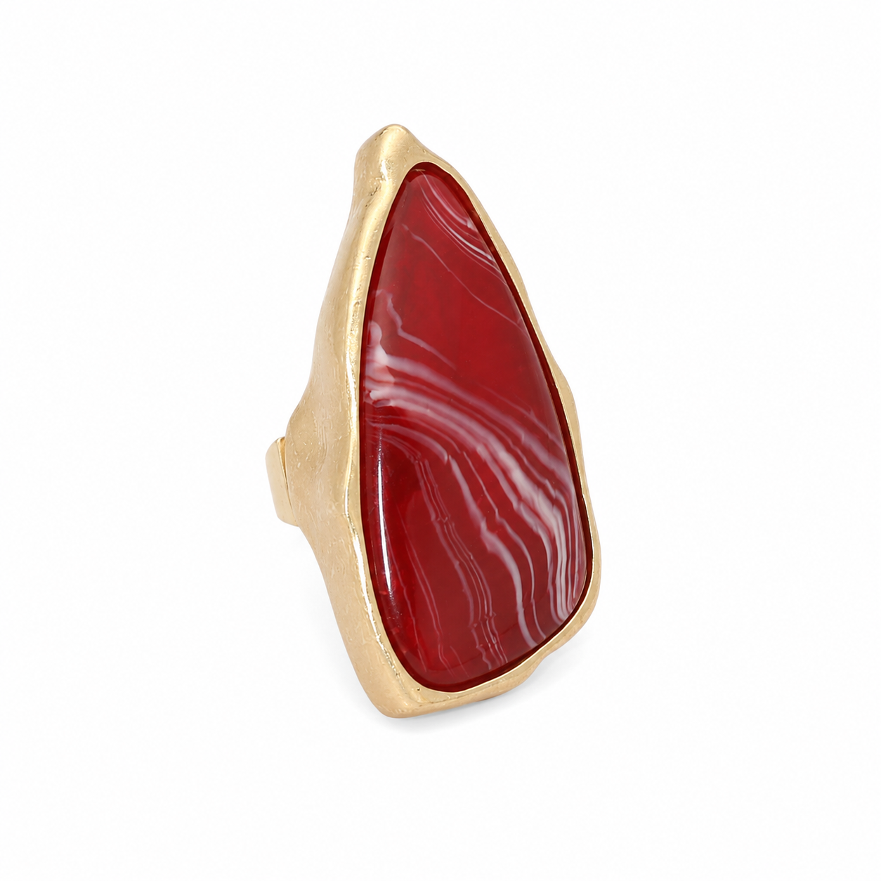 ZOLA ABSTRACT STONE STATEMENT RING