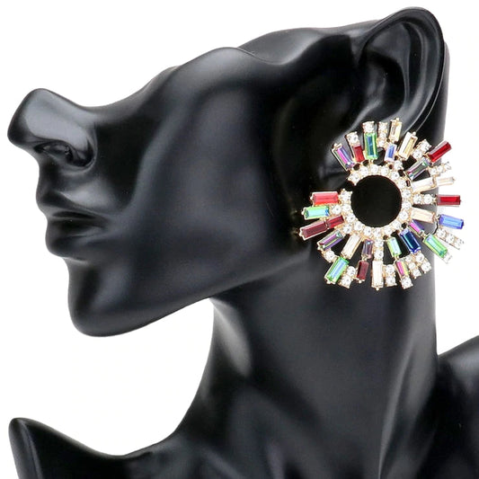 LEIA ABSTRACT EARRINGS - MULTI