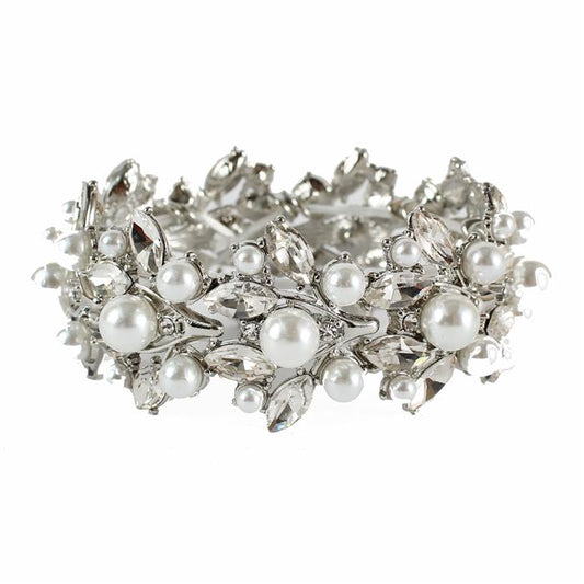 MATTIA BRACELET - WHITE/SILVER