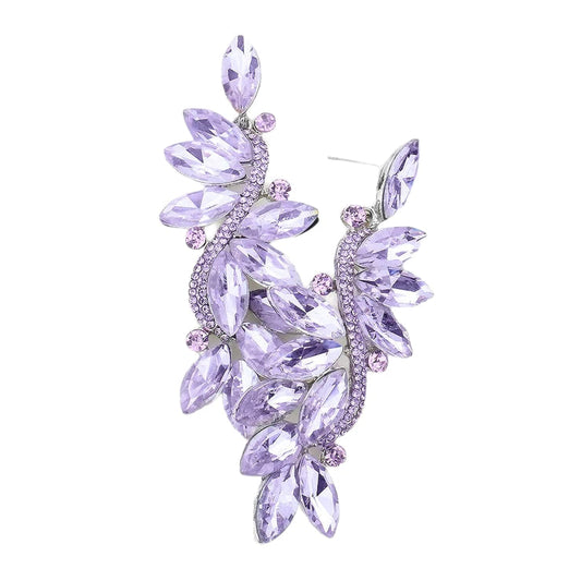 PARISA EARRINGS - VIOLET