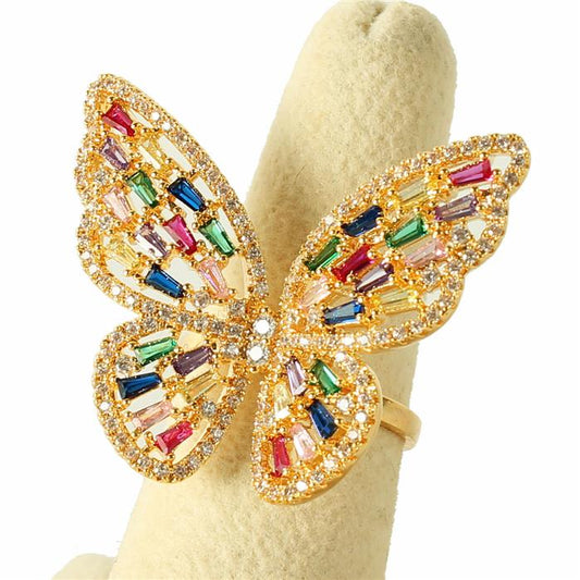 TAMARA BUTTERFLY RING - MULTI