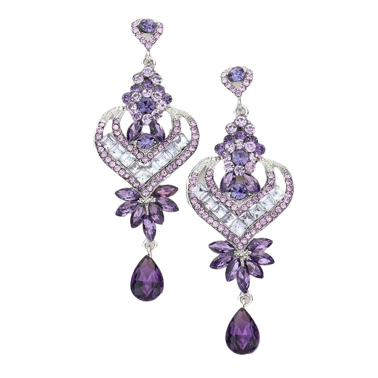 TARAJI EARRINGS - TANZANITE